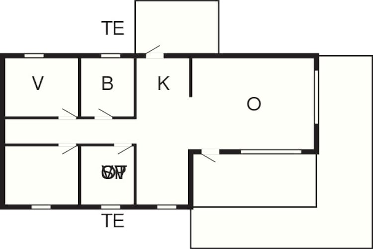 Maison de vacances pour 6 a Hadsund-By Traum - Plan