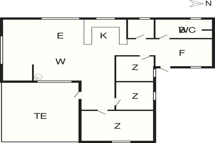 7 persoons vakantie huis in Ulfborg-By Traum-Plattegrond