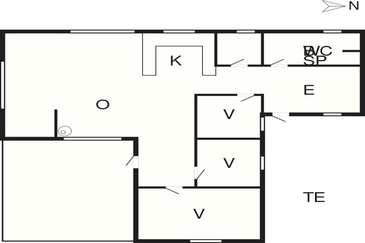 7 persoons vakantie huis in Ulfborg-By Traum-Plattegrond