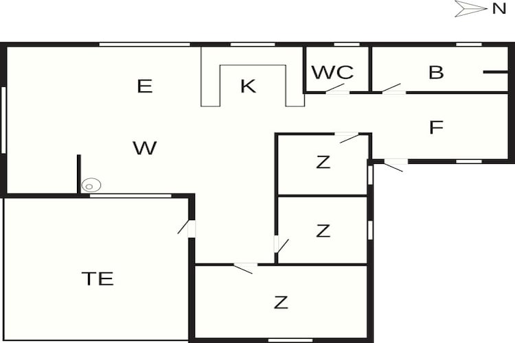7 persoons vakantie huis in Ulfborg-By Traum-Plattegrond