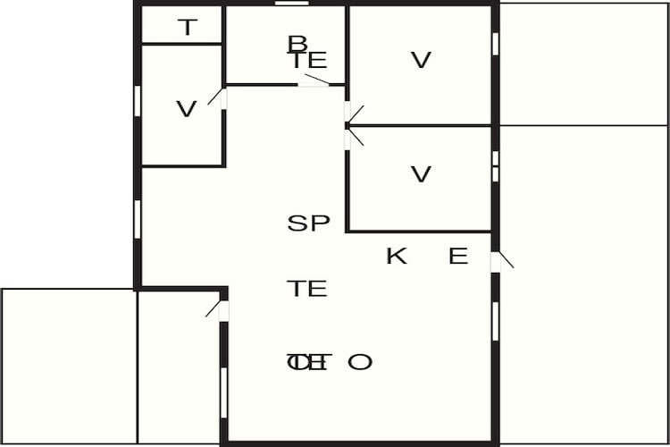 6 persoons vakantie huis in Hadsund - Plattegrond