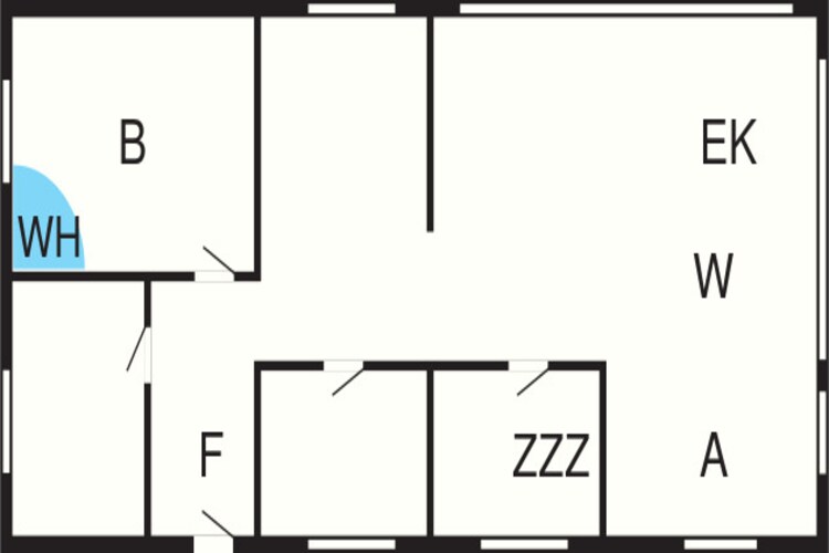 Maison de vacances avec vue sur Baring Vig - Plan