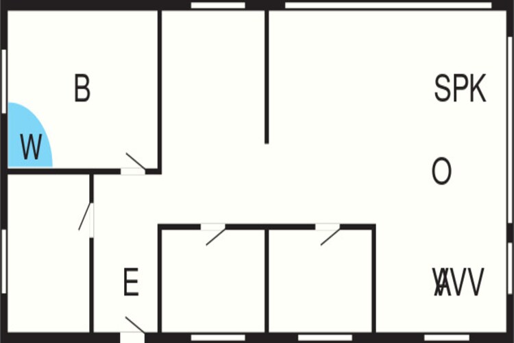 Maison de vacances avec vue sur Baring Vig - Plan