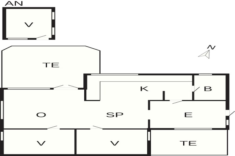 6 persoons vakantie huis in Haarby-By Traum-Plattegrond