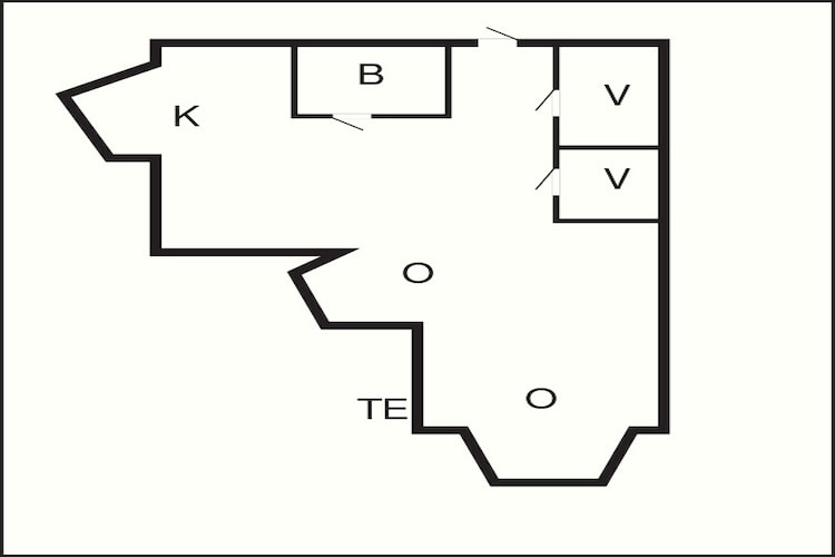 6 person holiday home in HJO-By Traum-Floor plan