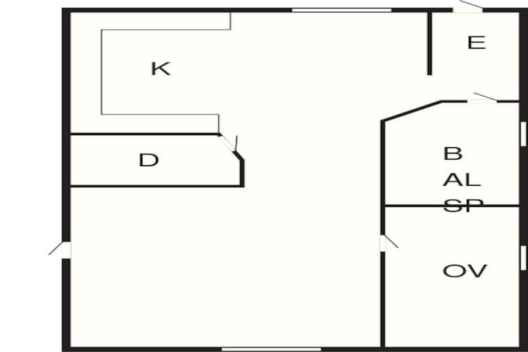 Maison de vacances pour 4 a KROKOM-By Traum-Plan d'étage