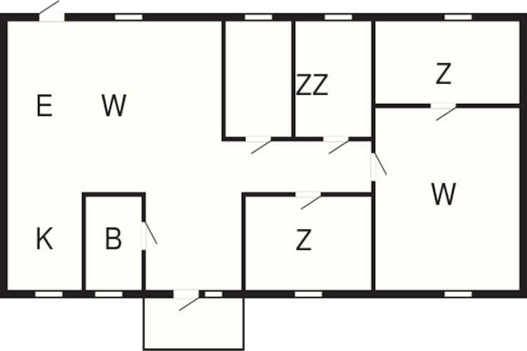 Maison de vacances pour 7 a Hagby-By Traum-Plan d'étage
