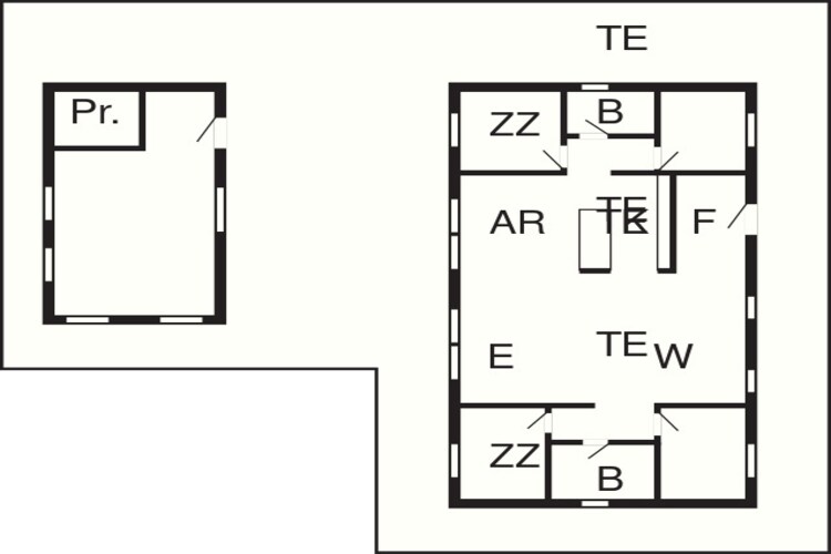 12 persoons vakantie huis in Løkken-By Traum-Plattegrond