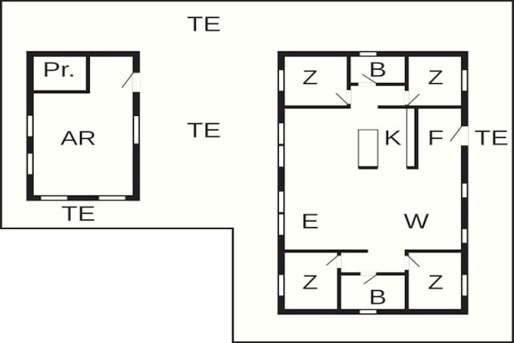 12 persoons vakantie huis in Løkken-By Traum-Plattegrond