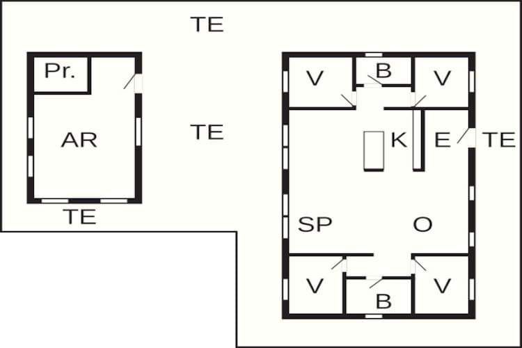 12 persoons vakantie huis in Løkken-By Traum-Plattegrond