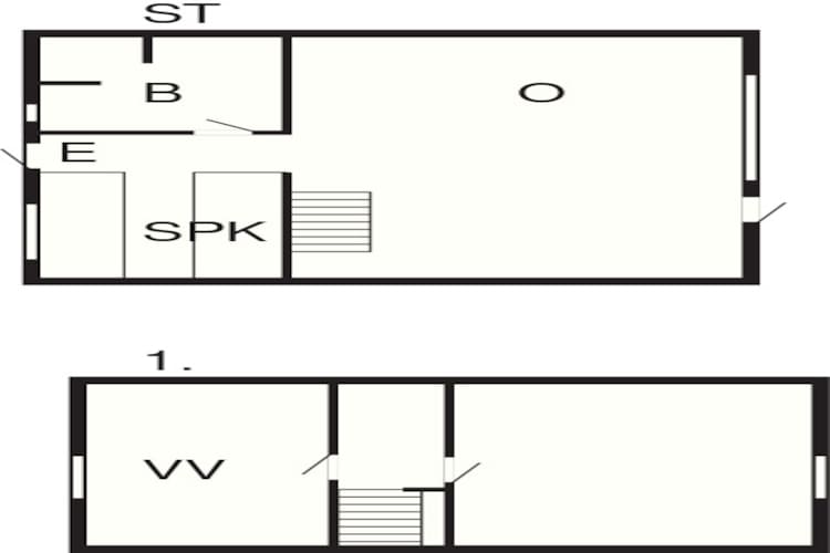 Kust ontsnapping in Gedser -- By Traum Ferienwohnungen-Plattegrond