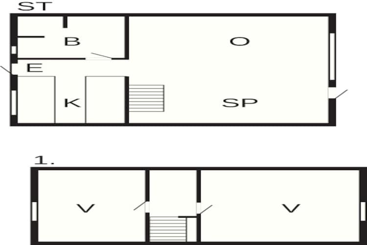 Kust ontsnapping in Gedser -- By Traum Ferienwohnungen-Plattegrond