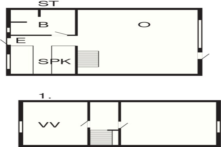 Kust ontsnapping in Gedser -- By Traum Ferienwohnungen - Plattegrond