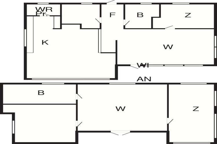 Maison de vacances pour 8 a Gilleleje-By Traum - Plan