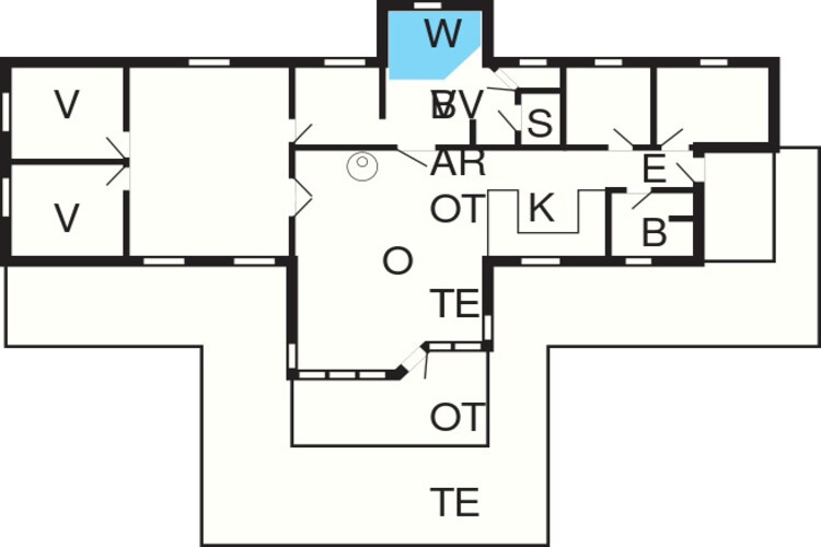 10 persoons vakantie huis in Løkken-By Traum-Plattegrond