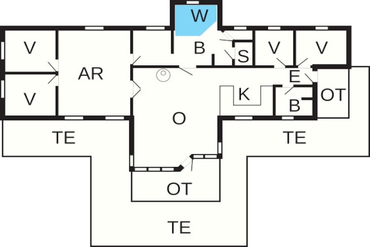 10 persoons vakantie huis in Løkken-By Traum-Plattegrond