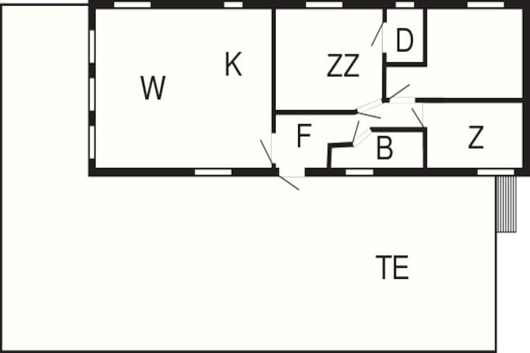 Maison de vacances pour 6 a Tansøy-By Traum-Plan d'étage