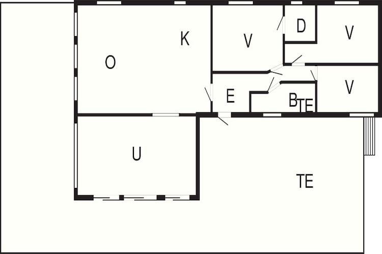 6 Personen Ferienhaus in Tansøy-By Traum - Grundriss