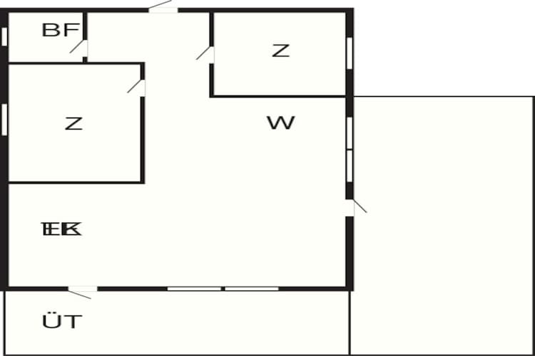 Maison de vacances pour 5 a Ansager-By Traum-Plan d'étage