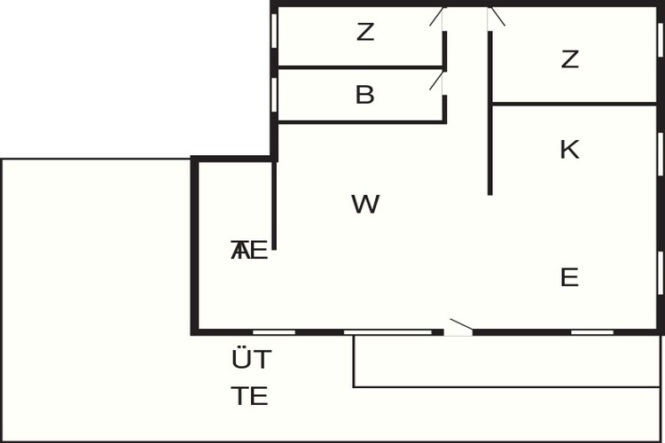 5 persoons vakantie huis in Fårvang-By Traum-Plattegrond