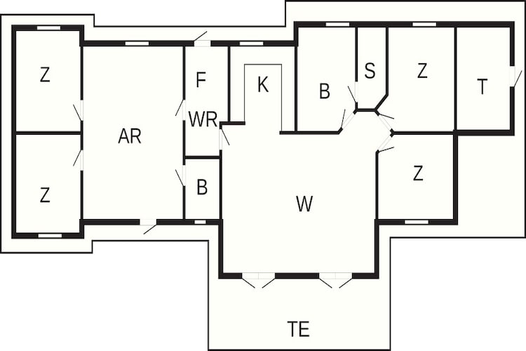 10 persoons vakantie huis in Idestrup-By Traum - Plattegrond