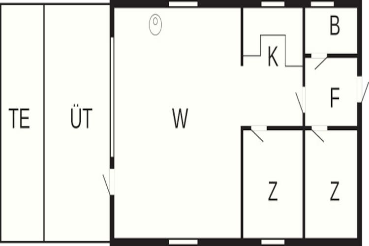 5 persoons vakantie huis in Stege-By Traum-Plattegrond