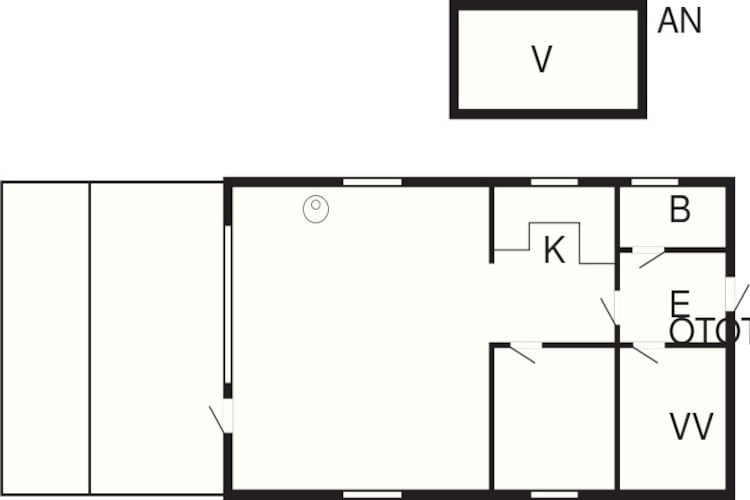 5 persoons vakantie huis in Stege-By Traum - Plattegrond
