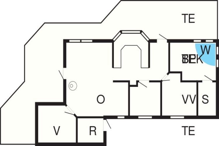 Maison de vacances pour 6 a Farsø-By Traum - Plan
