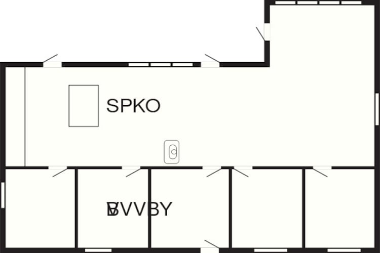 8 person holiday home in Vemb-Floor plan