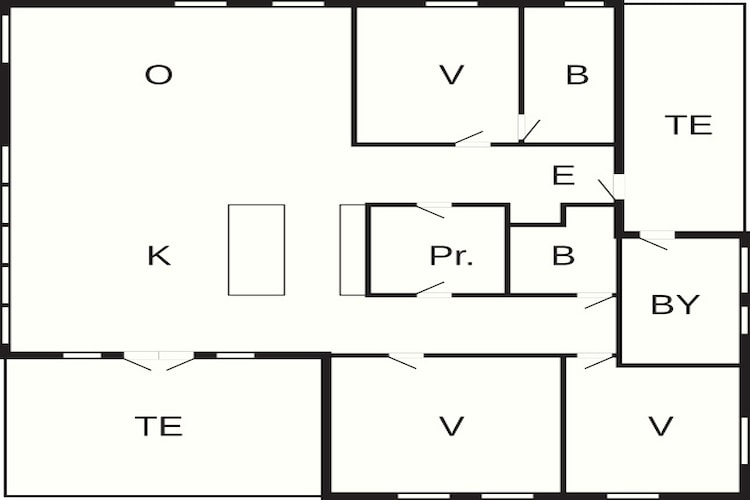 6 persoons vakantie huis in Væggerløse-By Traum-Plattegrond