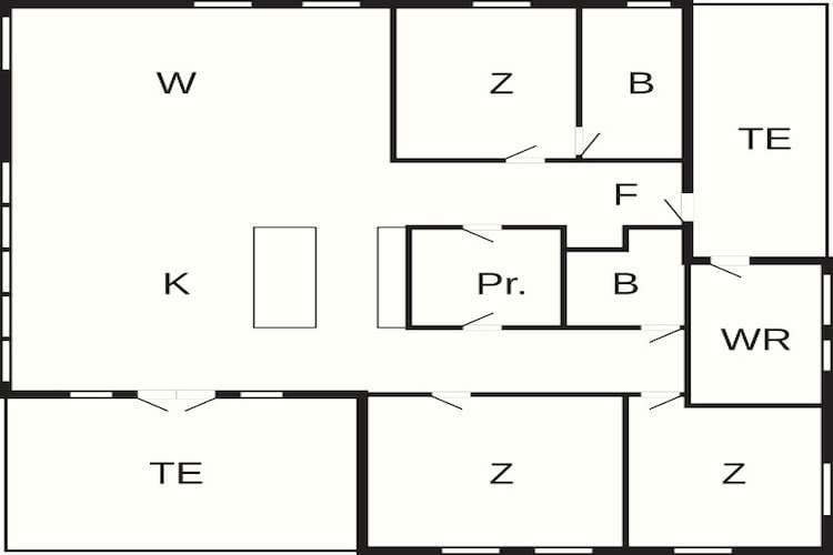 6 persoons vakantie huis in Væggerløse-By Traum-Plattegrond
