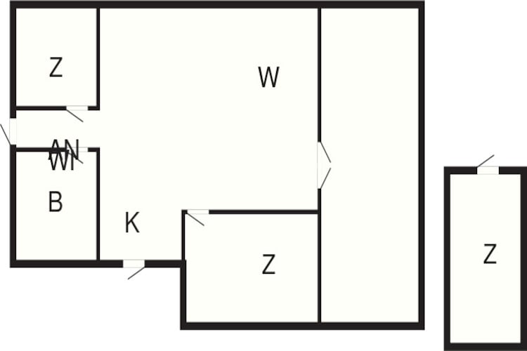 7 person holiday home in Juelsminde-By Traum - Floor plan