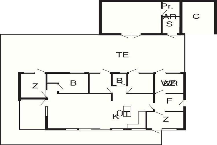 8 persoons vakantie huis in Jerup-By Traum-Plattegrond