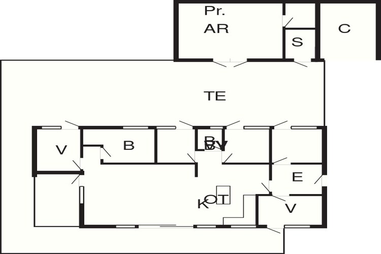 8 persoons vakantie huis in Jerup-By Traum-Plattegrond
