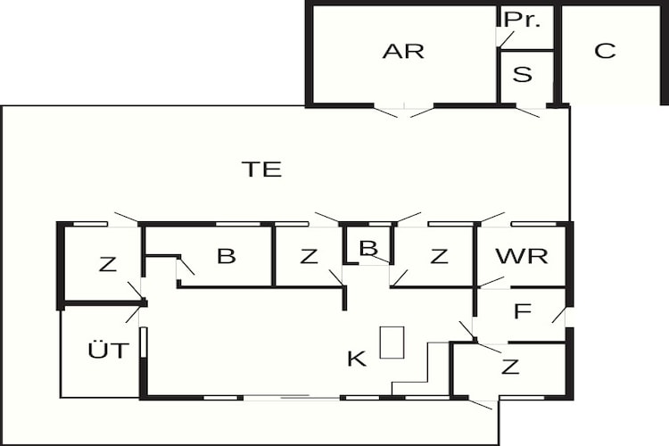 8 persoons vakantie huis in Jerup-By Traum-Plattegrond