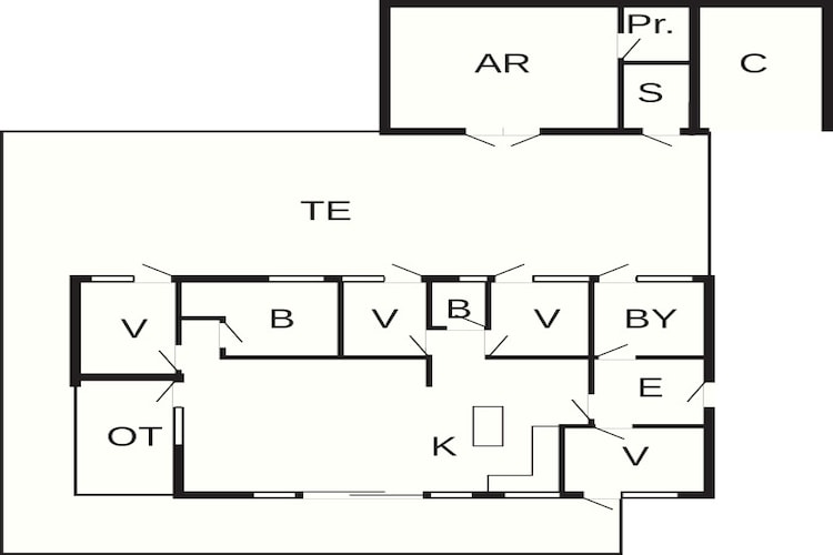 8 persoons vakantie huis in Jerup-By Traum-Plattegrond