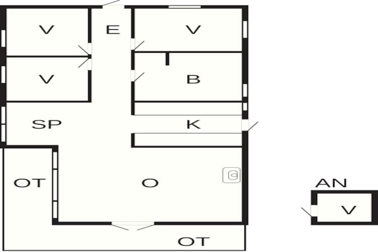 6 persoons vakantie huis in Ebeltoft-By Traum-Plattegrond