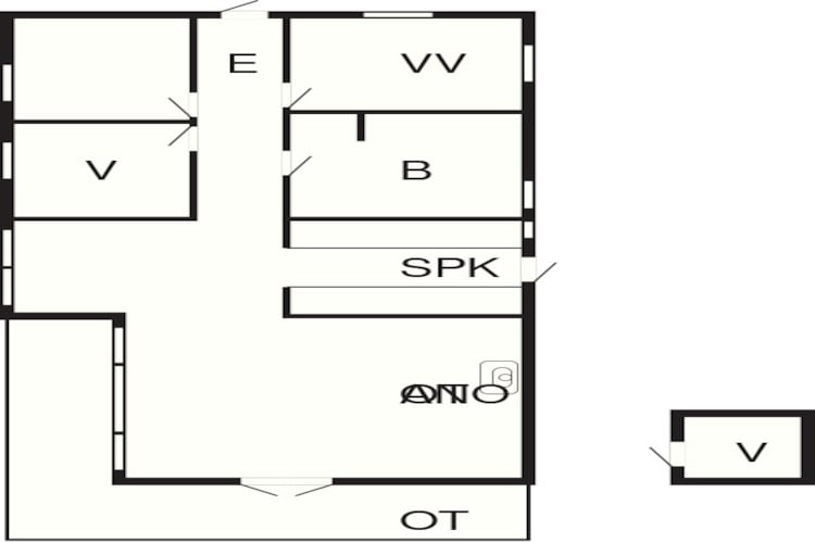 6 persoons vakantie huis in Ebeltoft-By Traum - Plattegrond