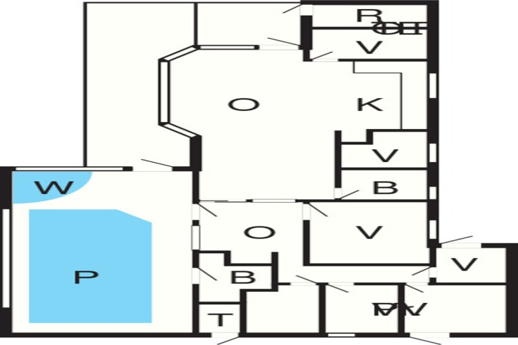 9 persoons vakantie huis in Blokhus-By Traum-Plattegrond