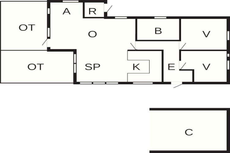 4 persoons vakantie huis in Oksbøl-By Traum-Plattegrond