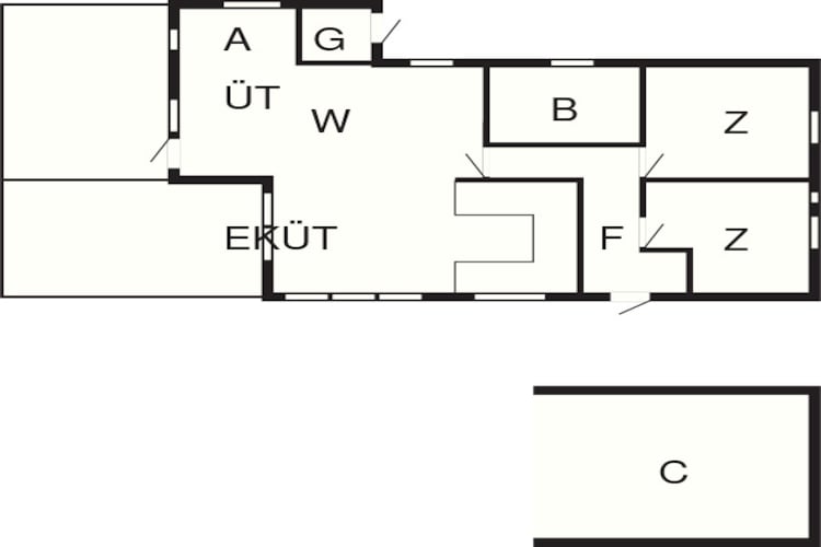4 persoons vakantie huis in Oksbøl-By Traum - Plattegrond