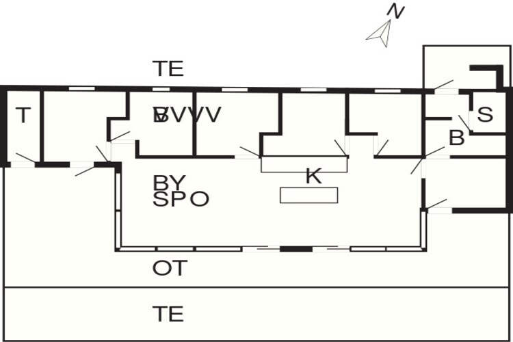 8 persoons vakantie huis in Knebel-By Traum-Plattegrond