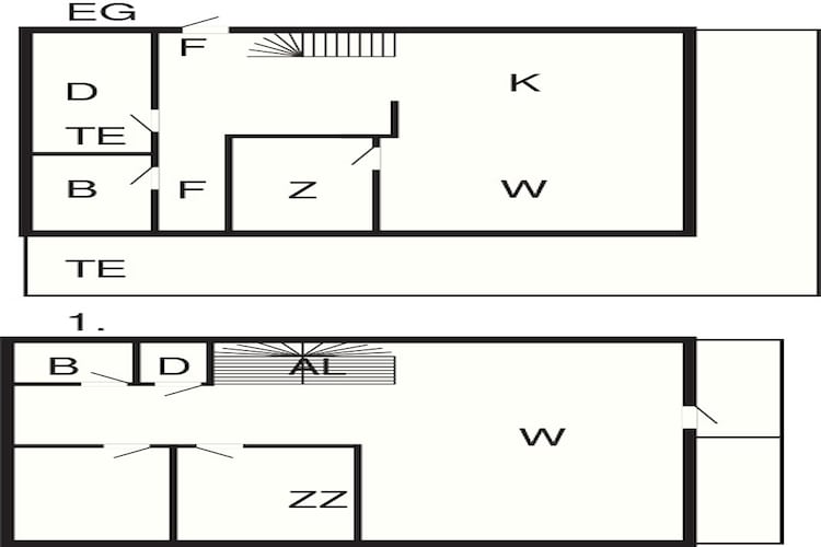 7 person holiday home in Huglo-By Traum-Floor plan