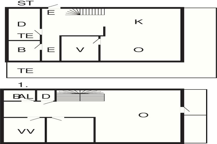 7 person holiday home in Huglo-By Traum-Floor plan