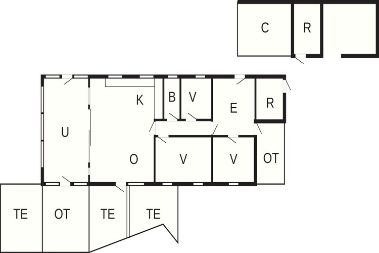 6 persoons vakantie huis in Tarm-By Traum - Plattegrond