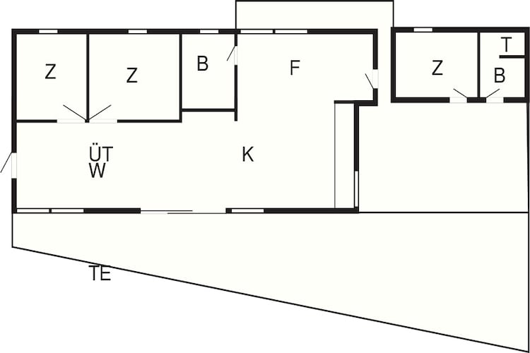 6 Personen Ferienhaus in Engesvang-Grundriss