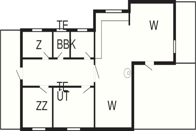 Maison de vacances pour 6 a Væggerløse-By Traum-Plan d'étage