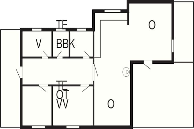 Maison de vacances pour 6 a Væggerløse-By Traum-Plan d'étage