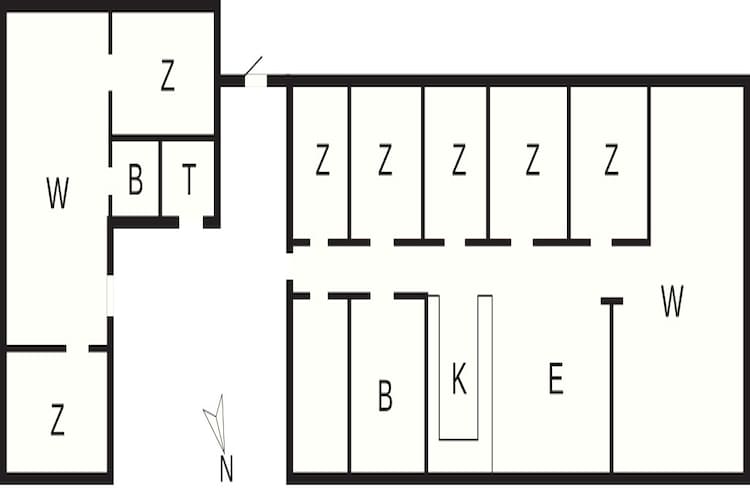 14 persoons vakantie huis in Rømø-By Traum-Plattegrond