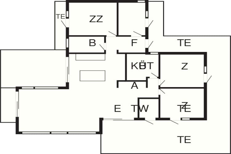 8 persoons vakantie huis in Hirtshals-By Traum-Plattegrond